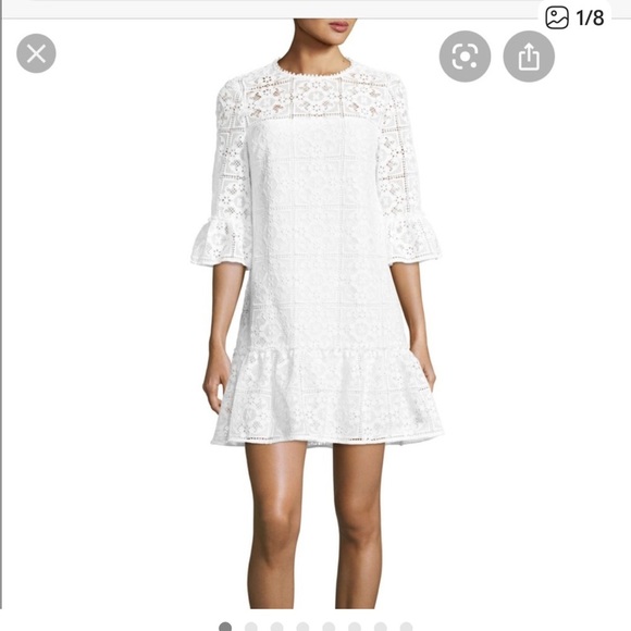 kate spade Dresses & Skirts - Kate Spade lace flounce shift dress